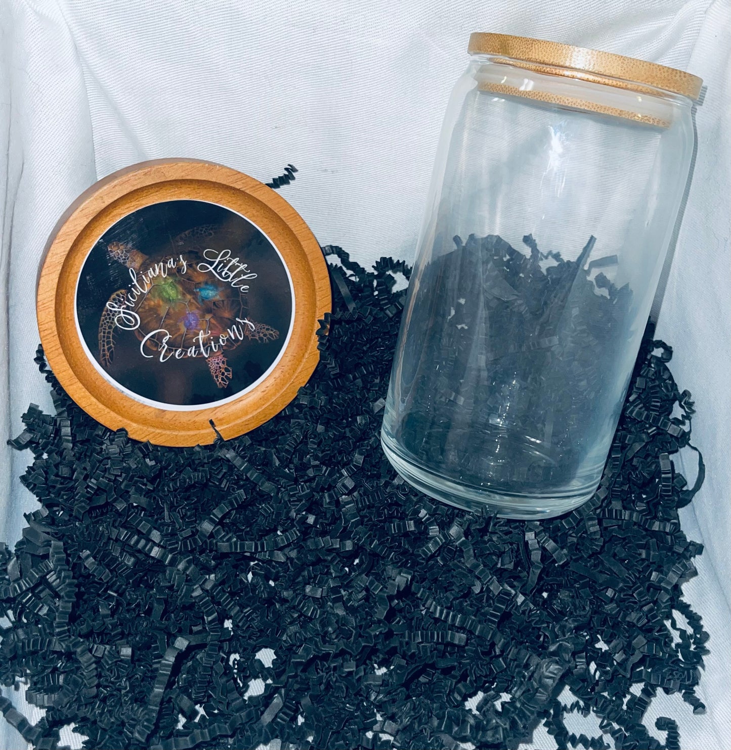 Clear Glass Cup (Choose Design)