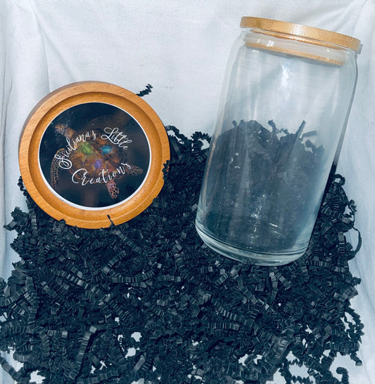 Clear Glass Cup (Choose Design)